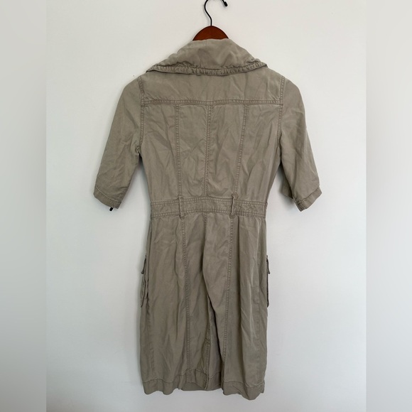 Calvin Klein Button-Up Utility Dress size 2 - Picture 3 of 5